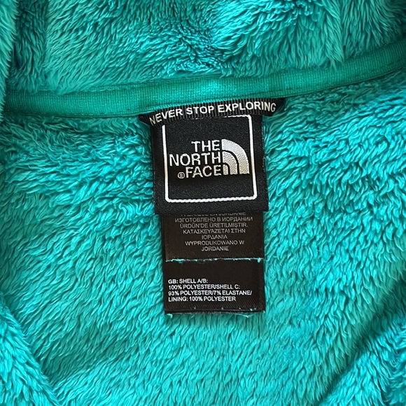 The North Face Women's Oso Full Zip Hooded Fleece Jacket Kokomo Green size large - Picture 7 of 13